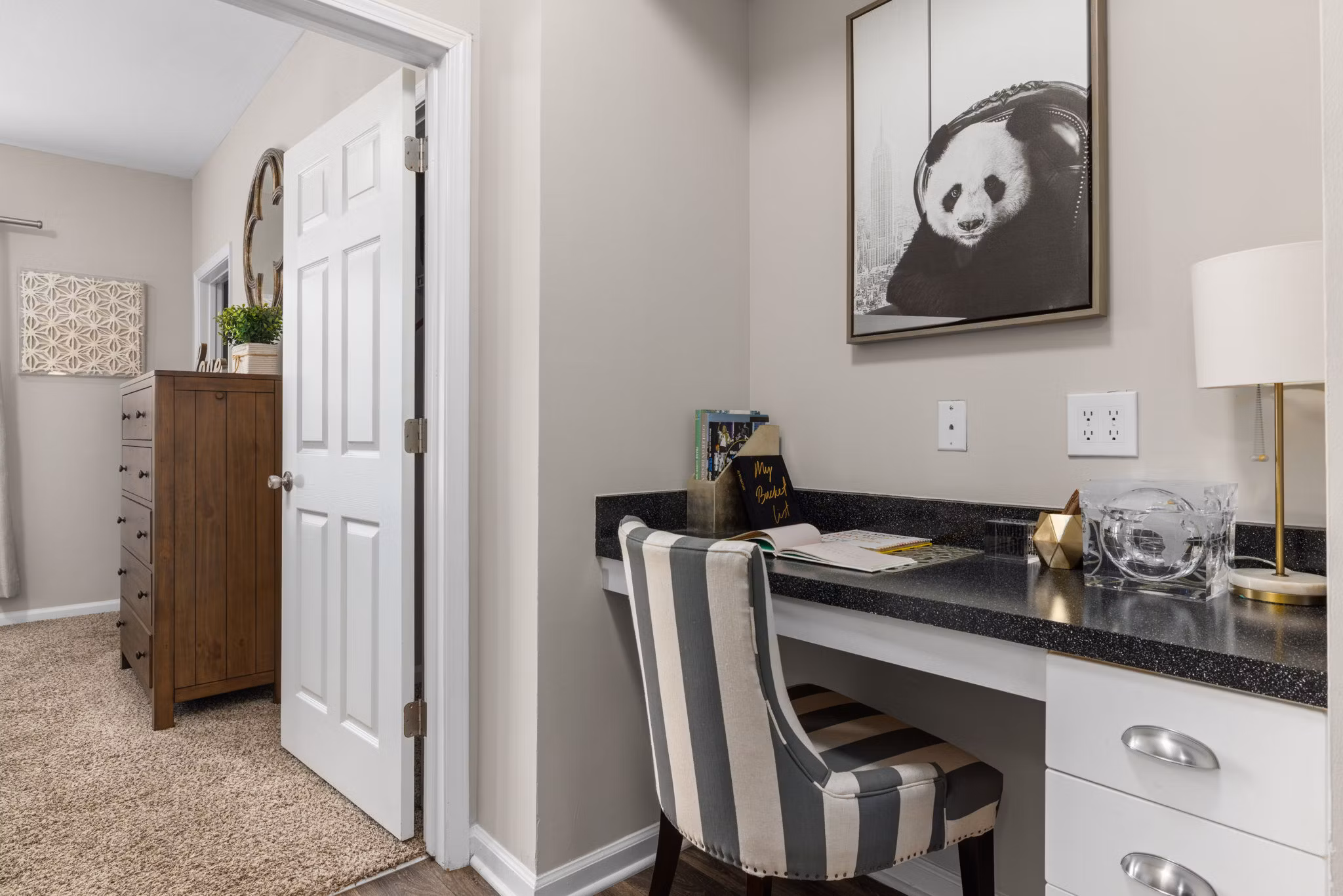 living room at The Lex at Brier Creek Apartments 