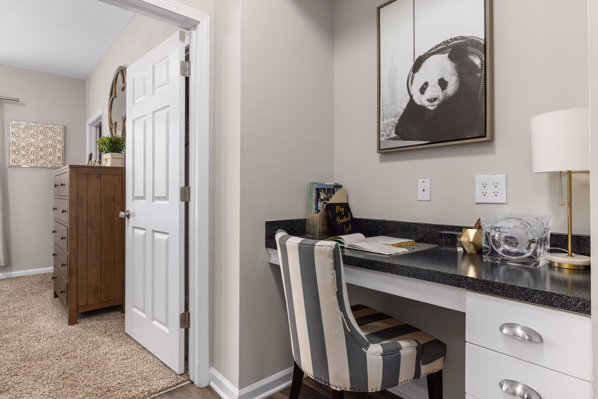 living room at The Lex at Brier Creek Apartments 