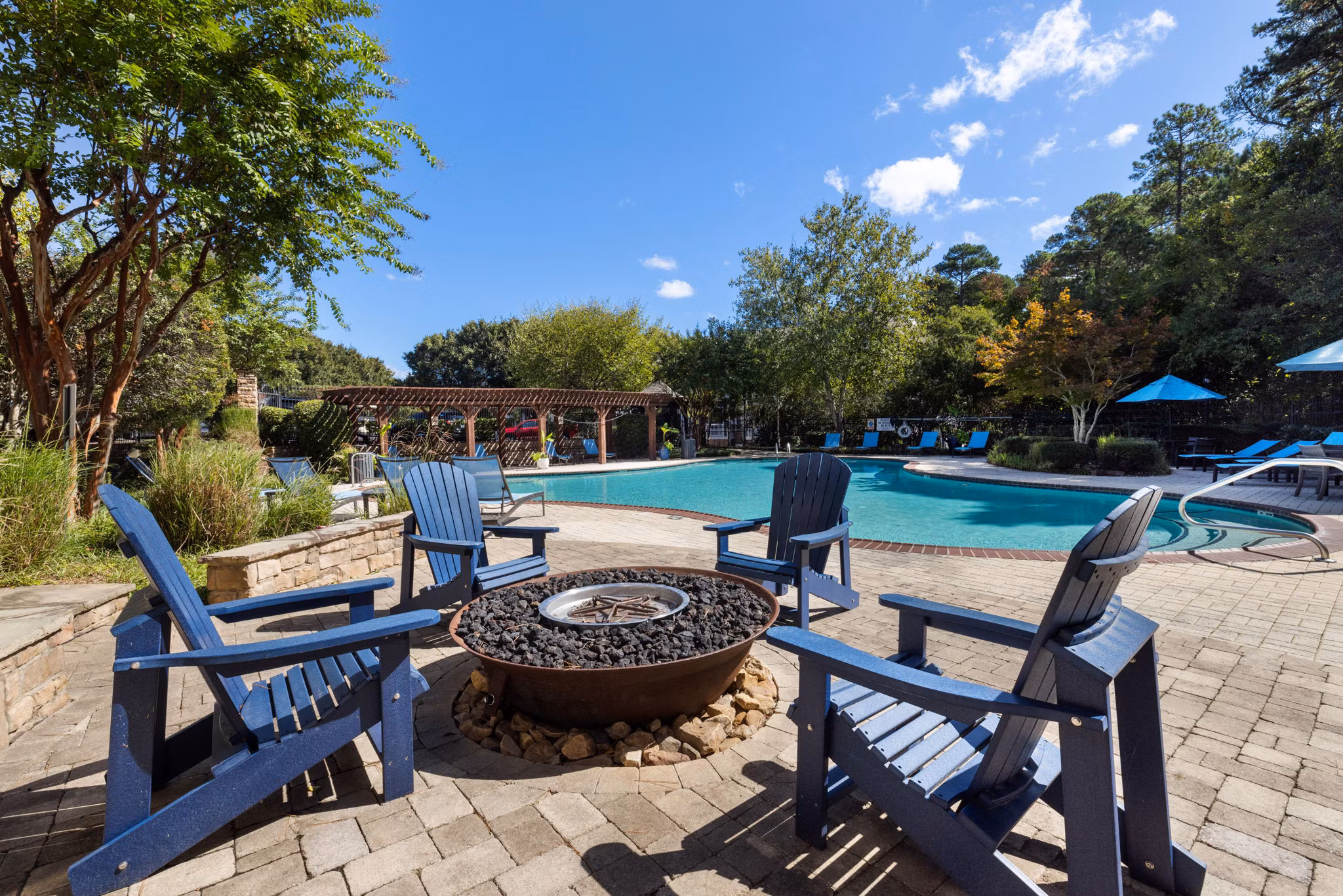 pool at The Lex at Brier Creek Apartments 