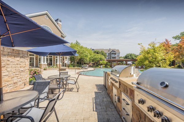 grill area at The Lex at Brier Creek Apartments