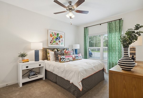 bedroom at The Duke of Charleston Apartments