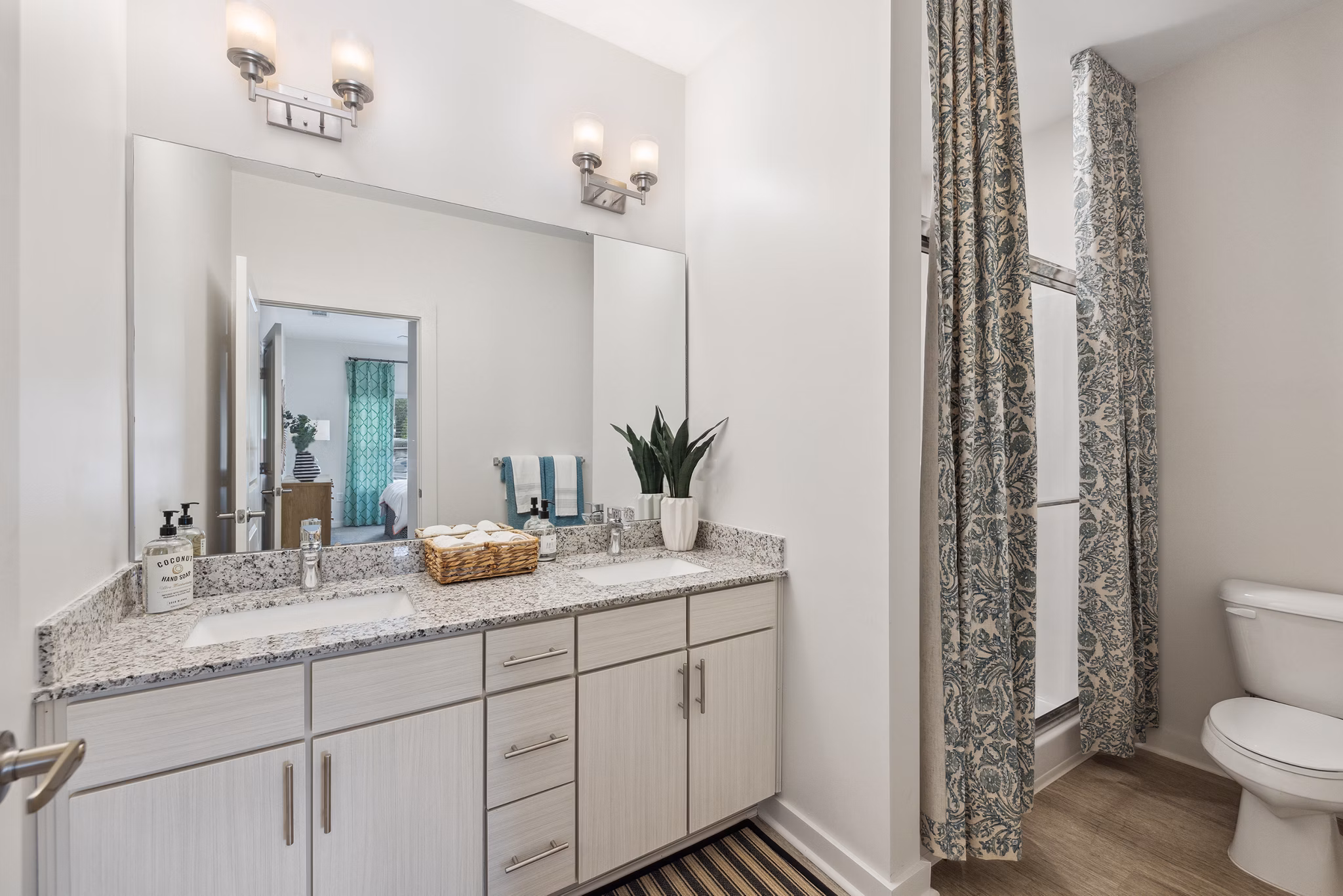 bathroom at The Duke of Charleston Apartments