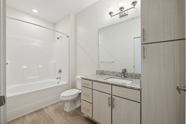 bathroom at The Duke of Charleston Apartments