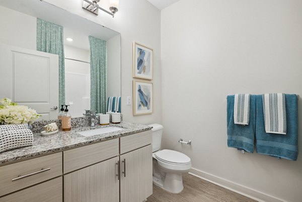 bathroom at The Duke of Charleston Apartments