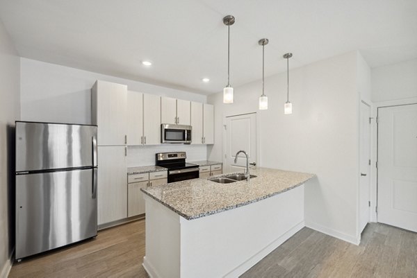 kitchen at The Duke of Charleston Apartments