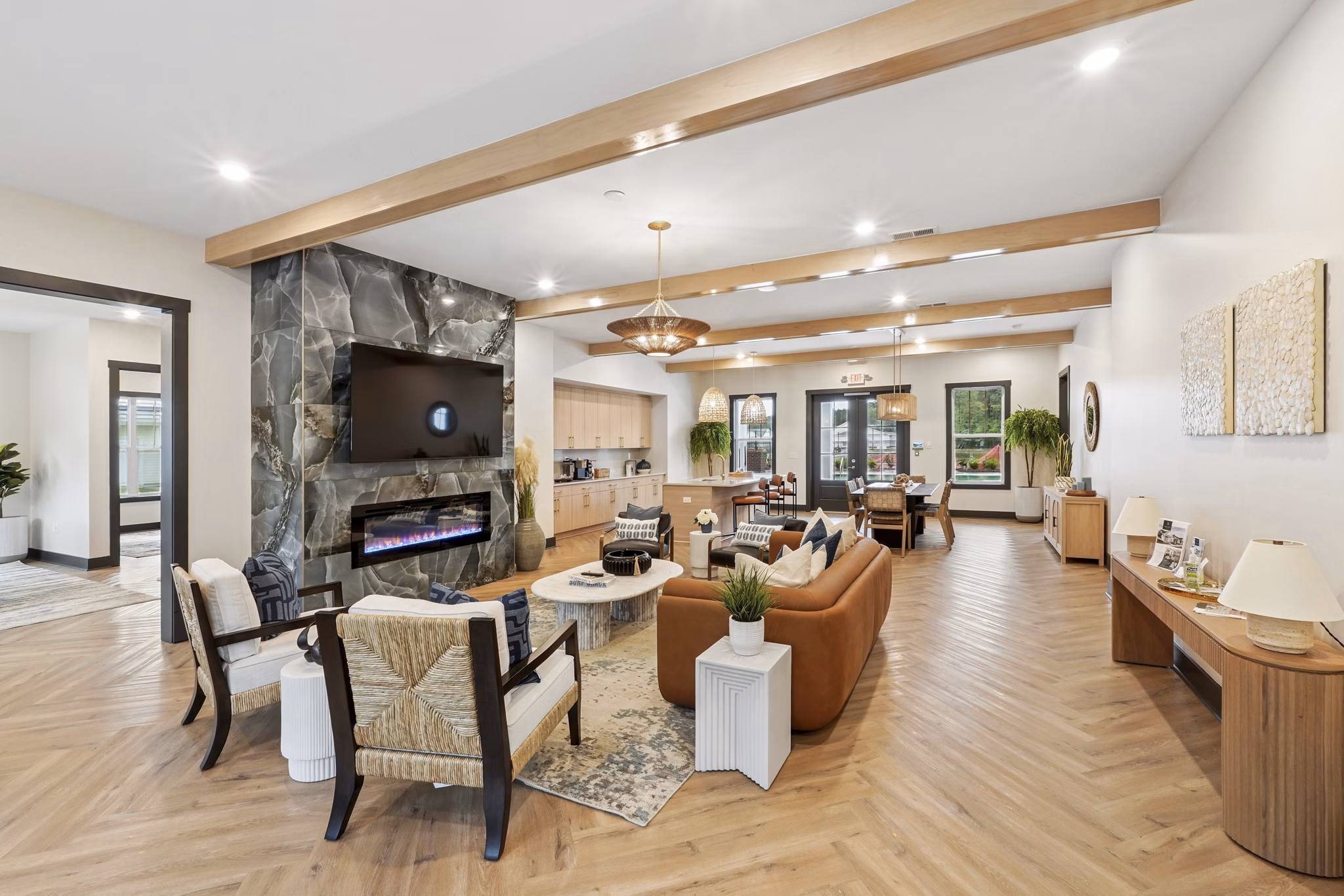 clubhouse at Arbor View Townhomes Apartments