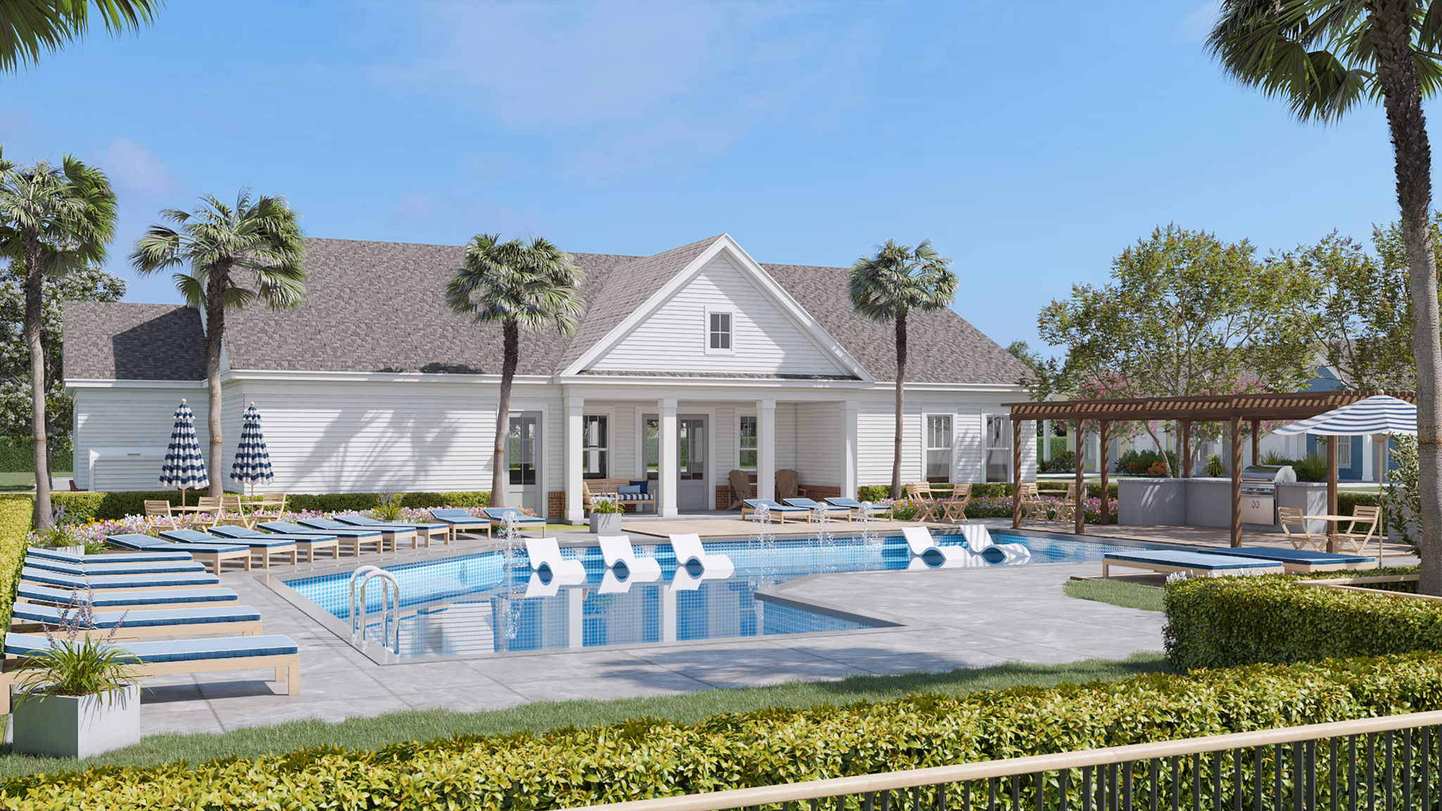 rendering at Arbor View Townhomes Apartments