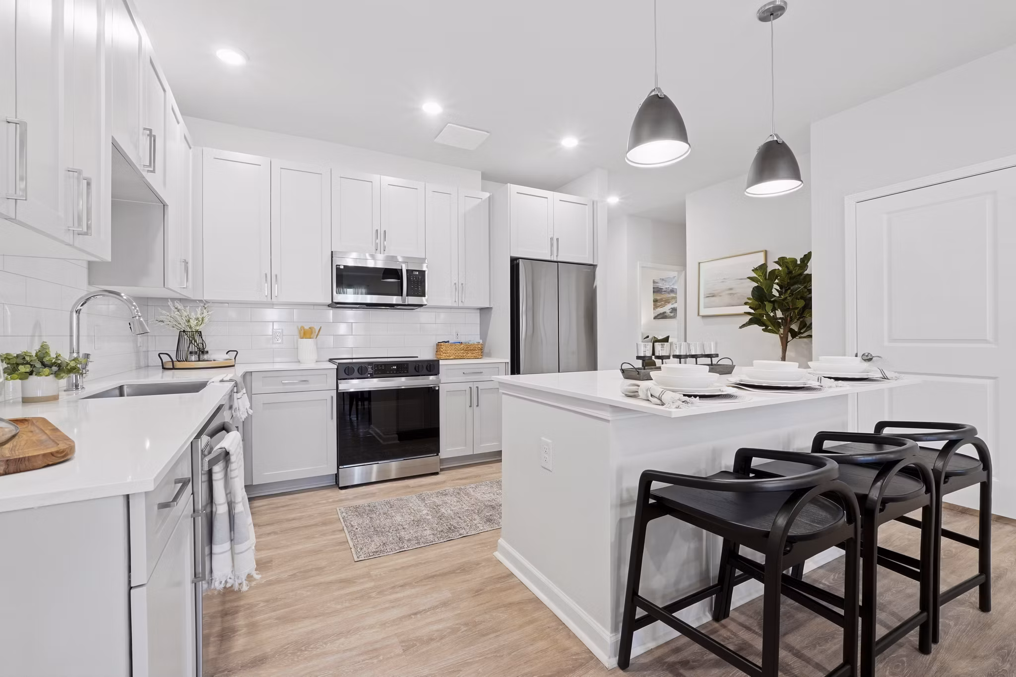 rendering at Arbor View Townhomes Apartments
