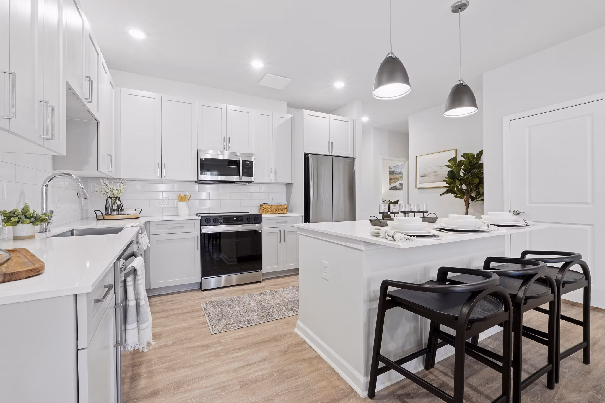 rendering at Arbor View Townhomes Apartments