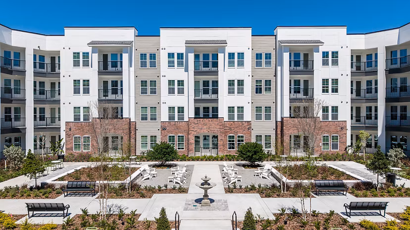 building at The Allen Apartments