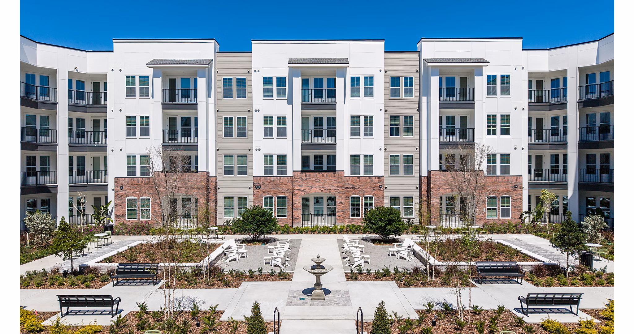 building at The Allen Apartments