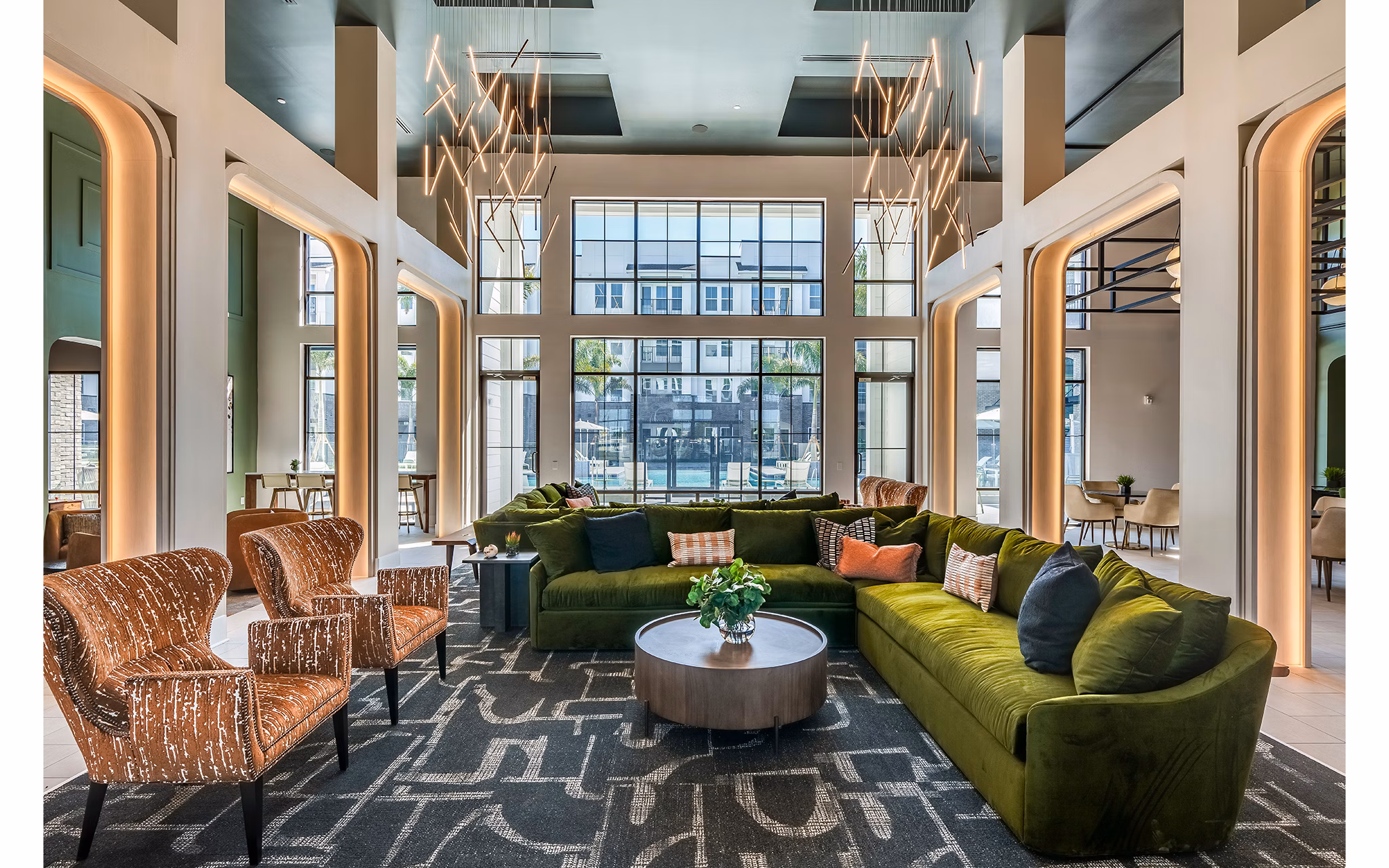 clubhouse at The Allen Apartments