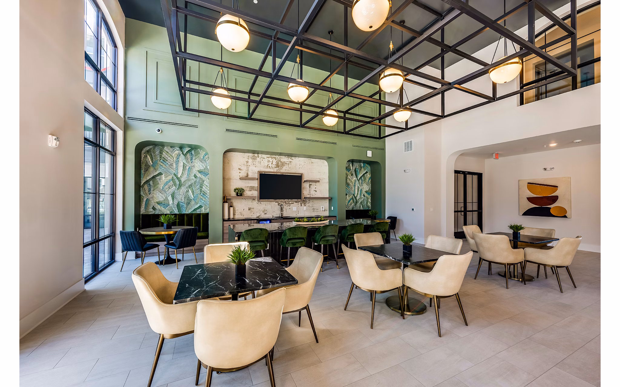 clubhouse at The Allen Apartments