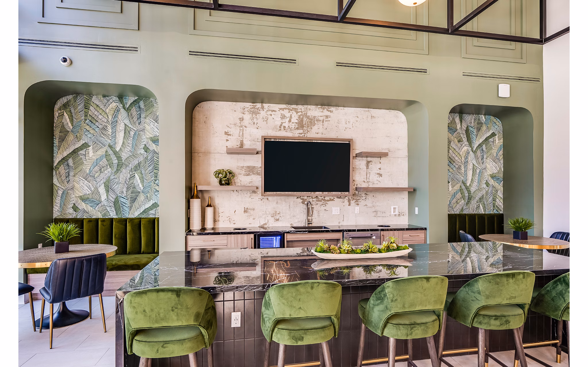 clubhouse at The Allen Apartments