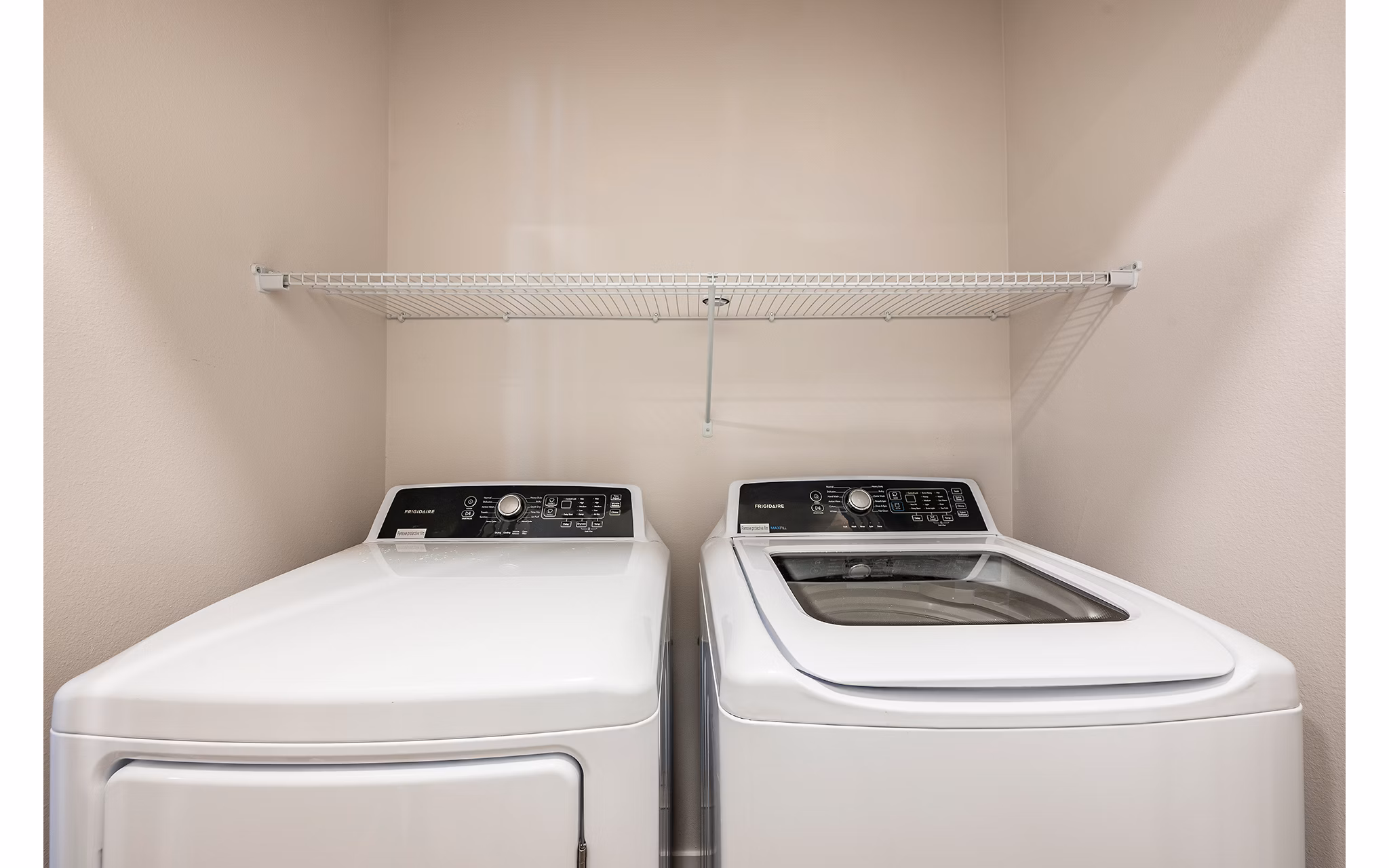 laundry room at The Allen Apartments