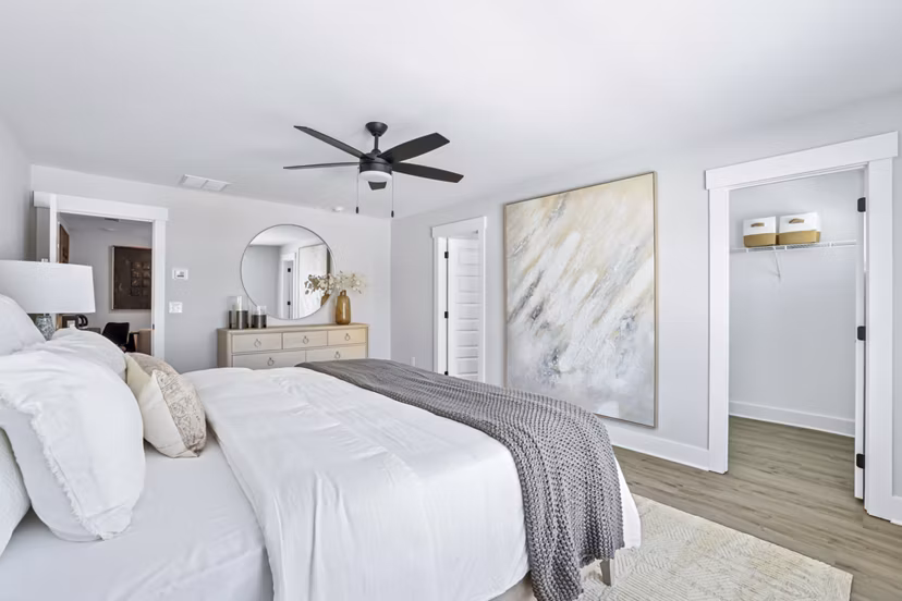 bedroom at Fairlie Apartments