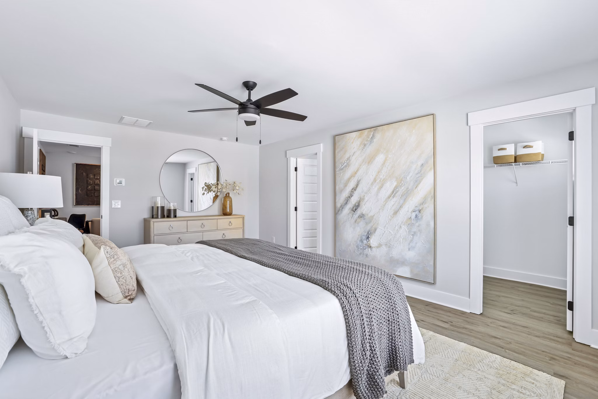 bedroom at Fairlie Apartments