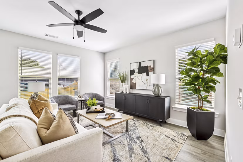 living room at Fairlie Apartment Homes