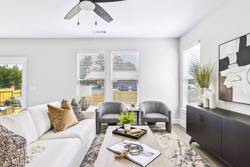 living room at Fairlie Apartment Homes