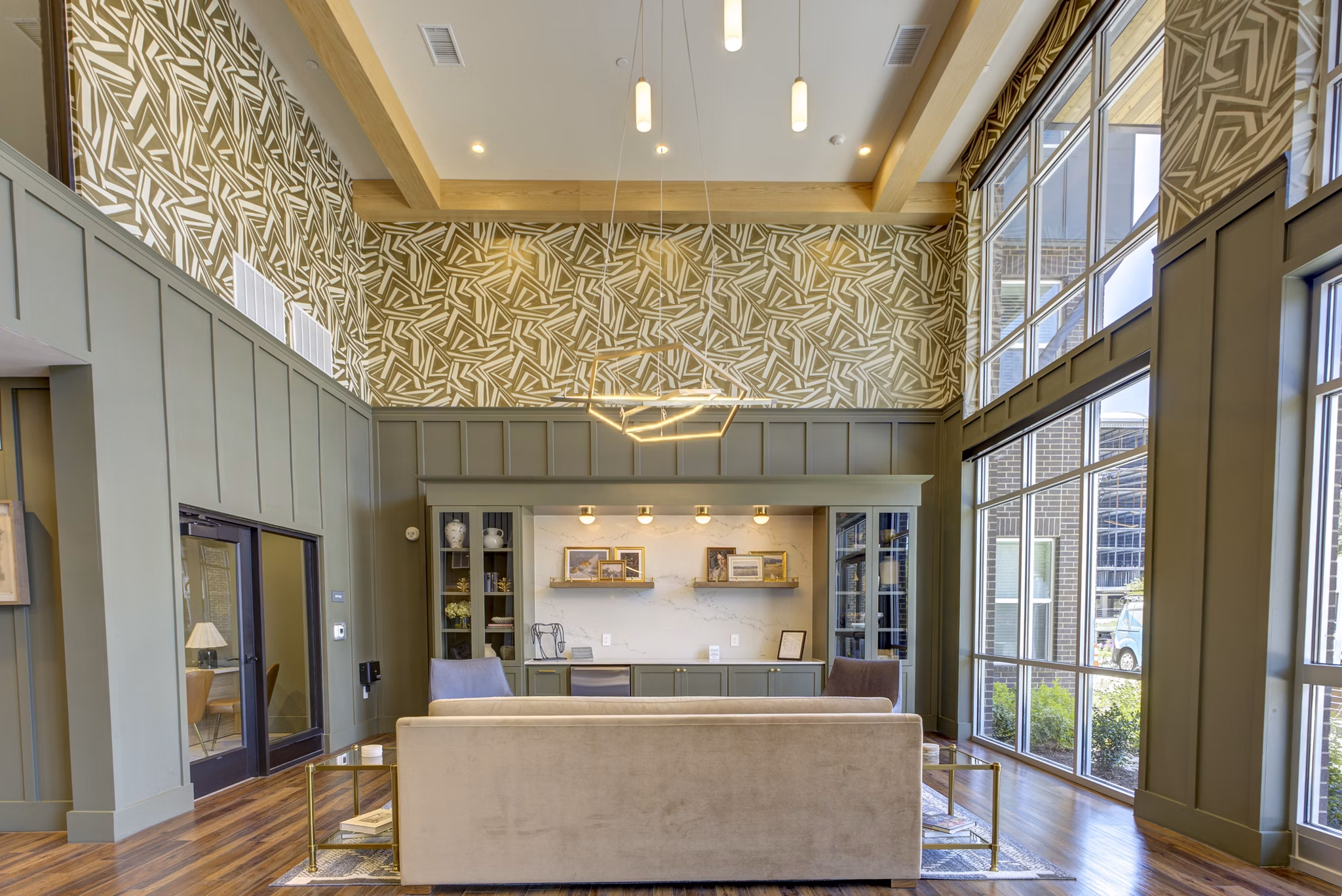 clubhouse at Alexan at the Galleria Apartments