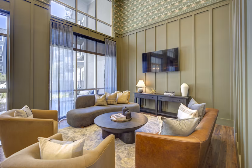clubhouse at Alexan at the Galleria Apartments