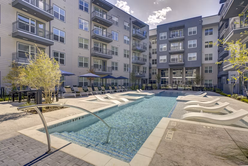 pool at Alexan at the Galleria Apartments