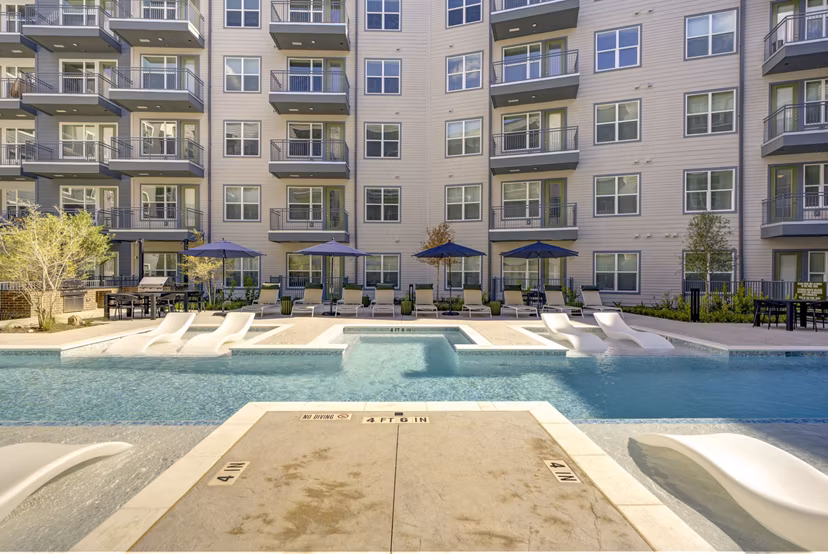 pool at Alexan at the Galleria Apartments