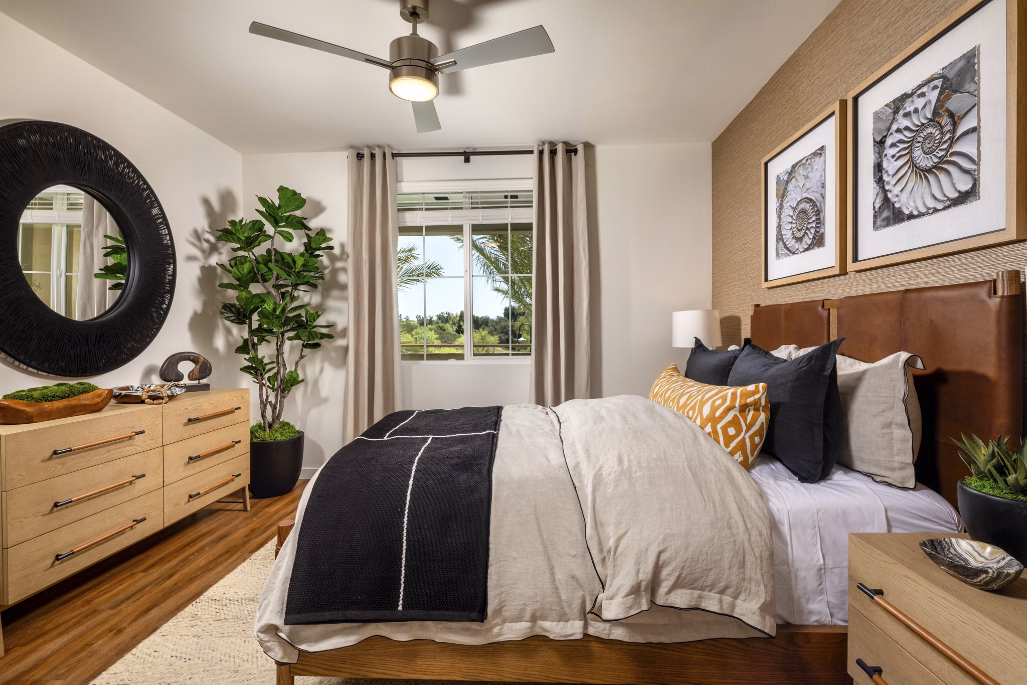 bedroom at The Croft Apartments 