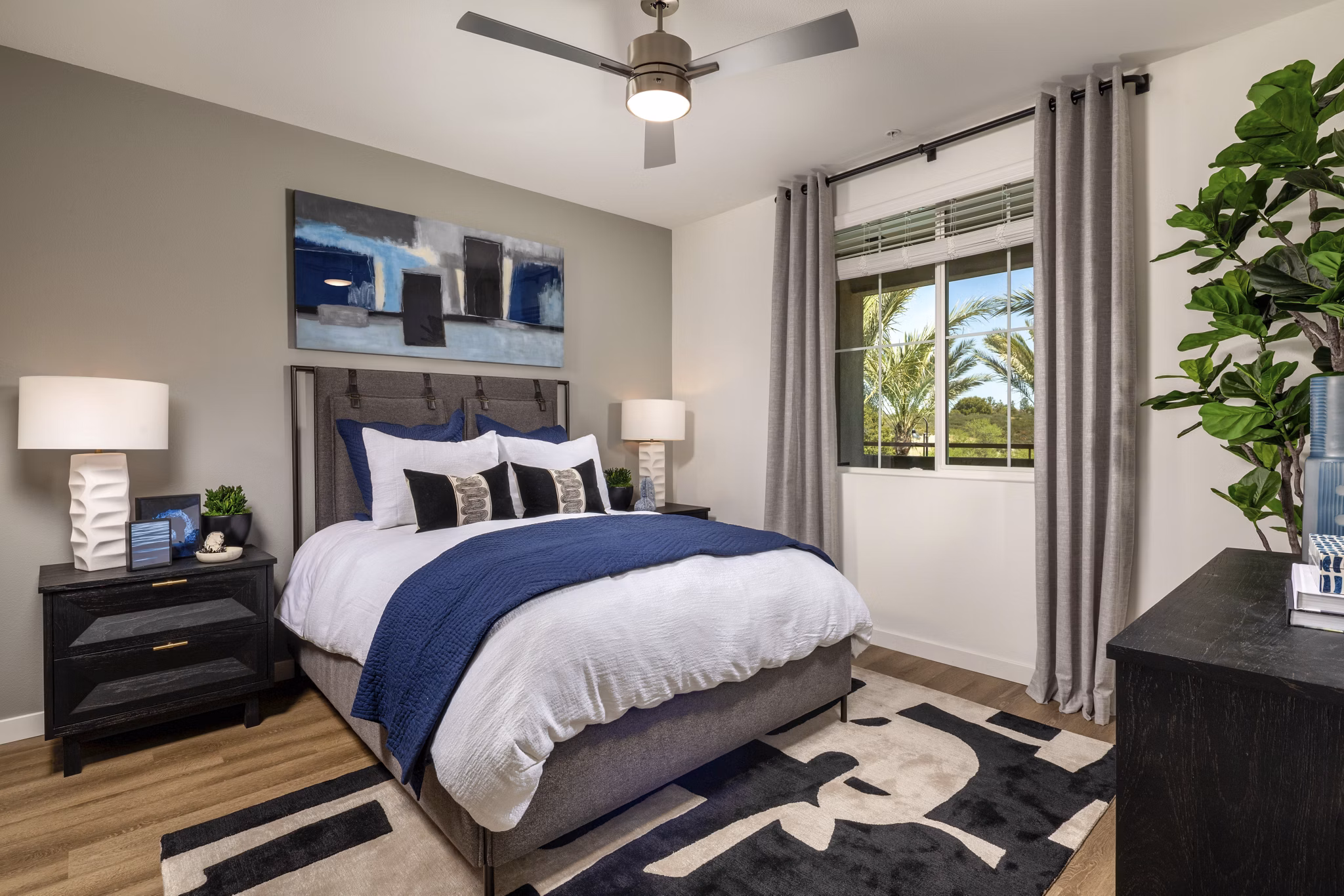 bedroom at The Croft Apartments 
