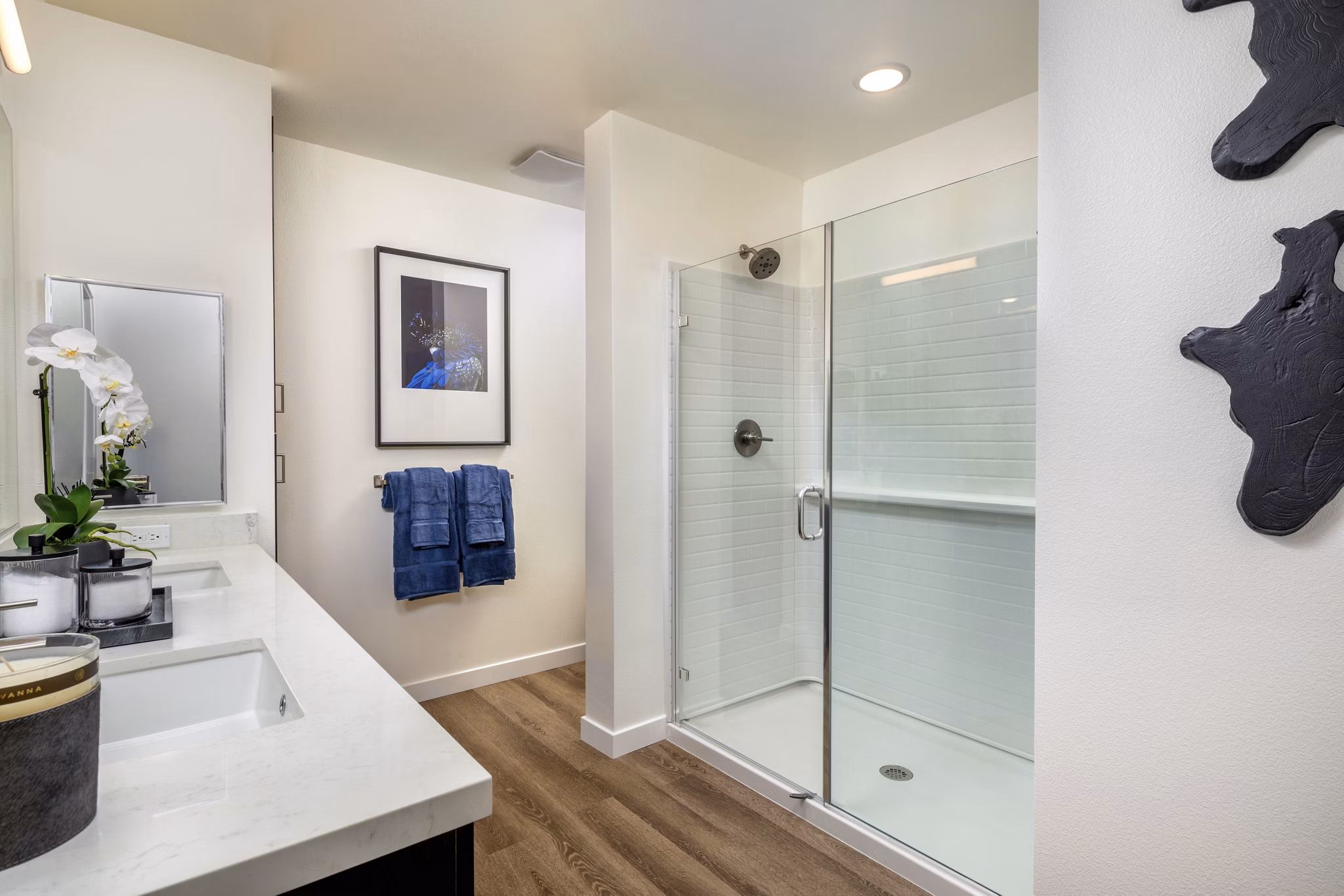 bathroom at The Croft Apartments 