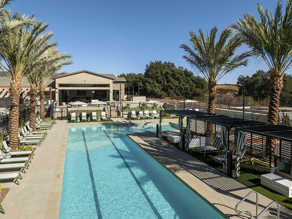 pool at The Croft Apartments
