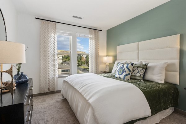 bedroom at The Charles Denver West Apartments