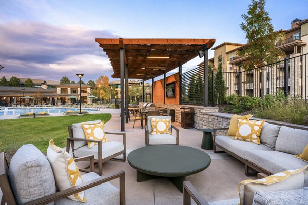 pool at The Charles Denver West Apartments