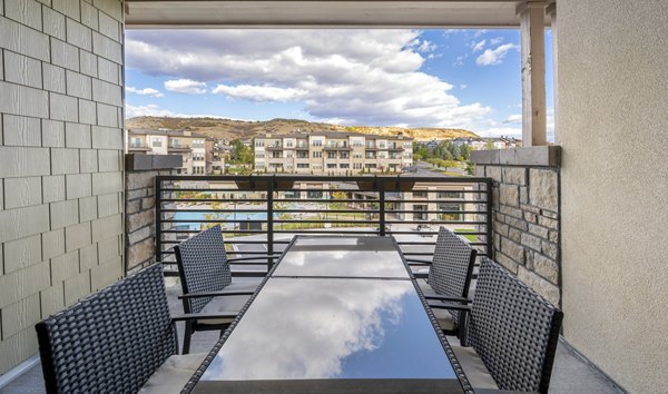 balcony at The Charles Denver West Apartments