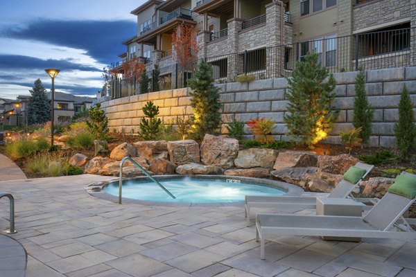 pool at The Charles Denver West Apartments