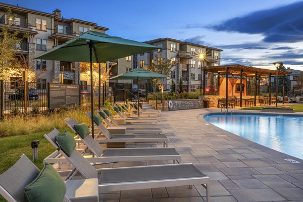 pool at The Charles Denver West Apartments