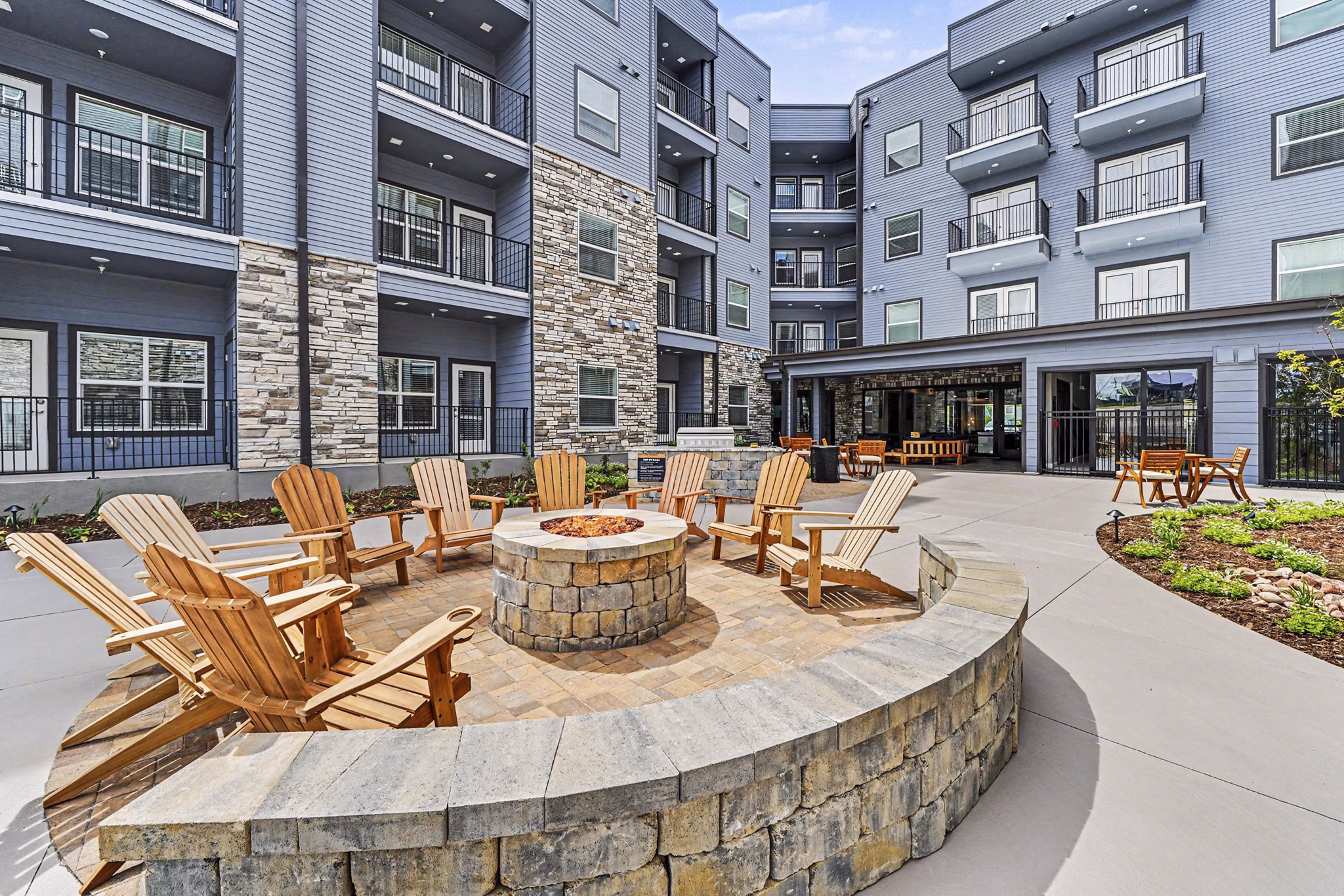 grill area at The Madison at Stetson Hills Apartments