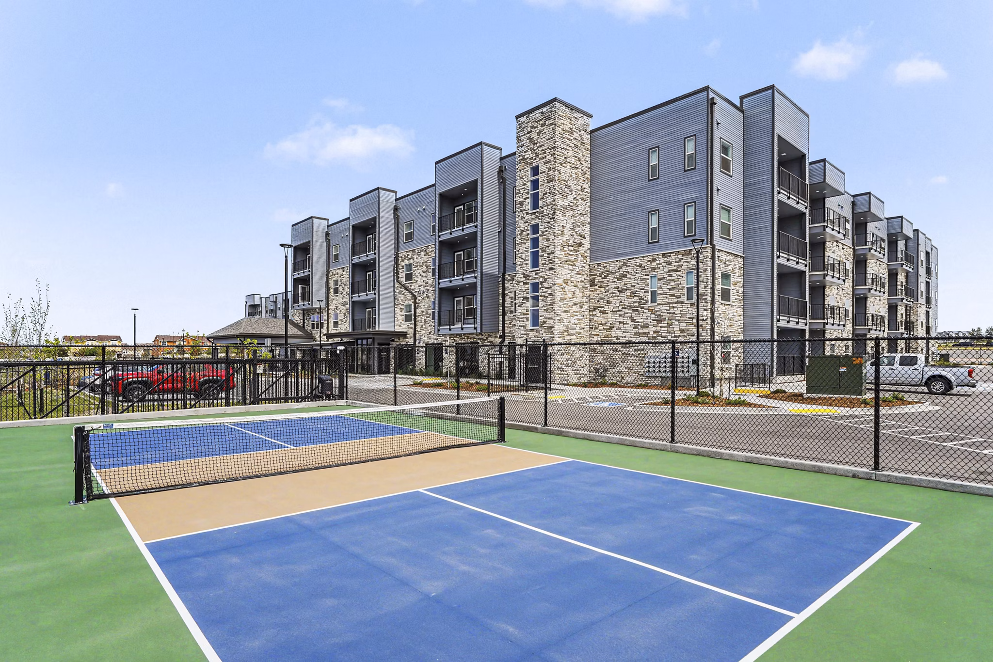 sport court at The Madison at Stetson Hills Apartments