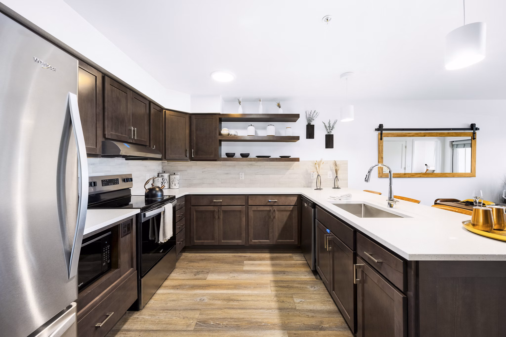 kitchen at Sky Meadow Villas Apartments