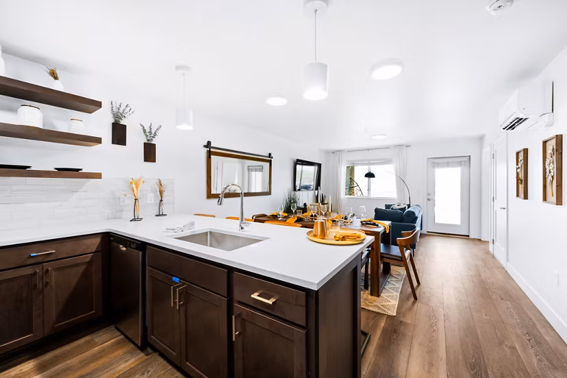 kitchen at Sky Meadow Villas Apartments