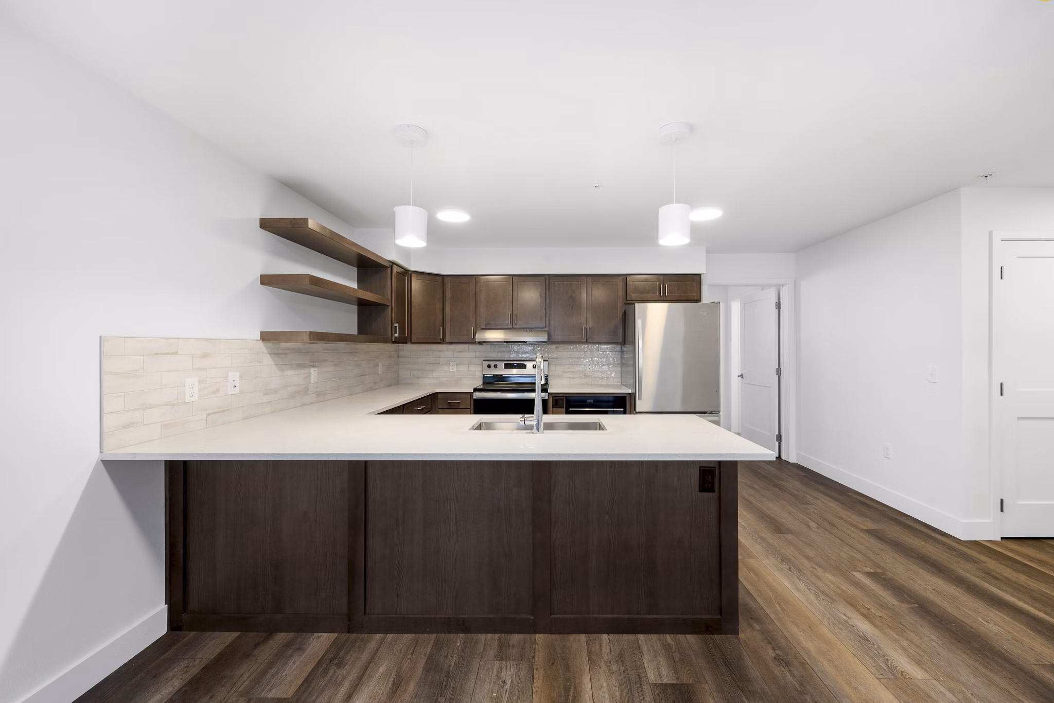 kitchen at Sky Meadow Villas Apartments