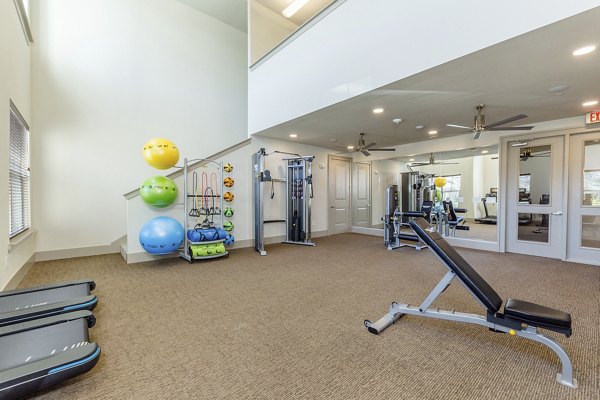 fitness center at Rosalia Silverlake Apartments