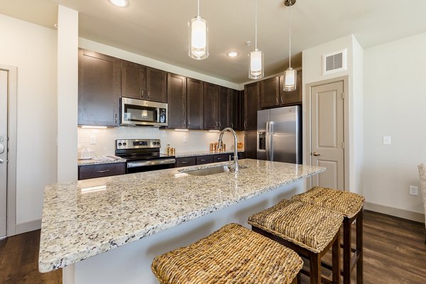 kitchen at Rosalia Silverlake Apartments