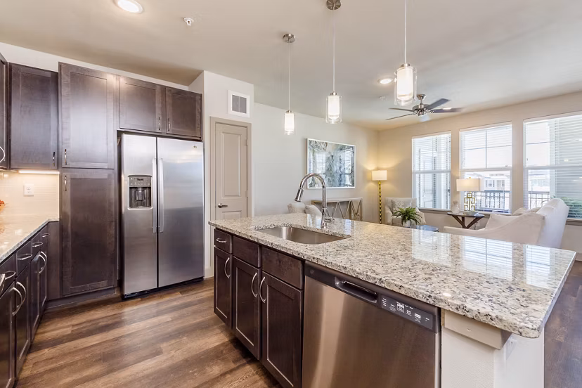 kitchen at Rosalia Silverlake Apartments