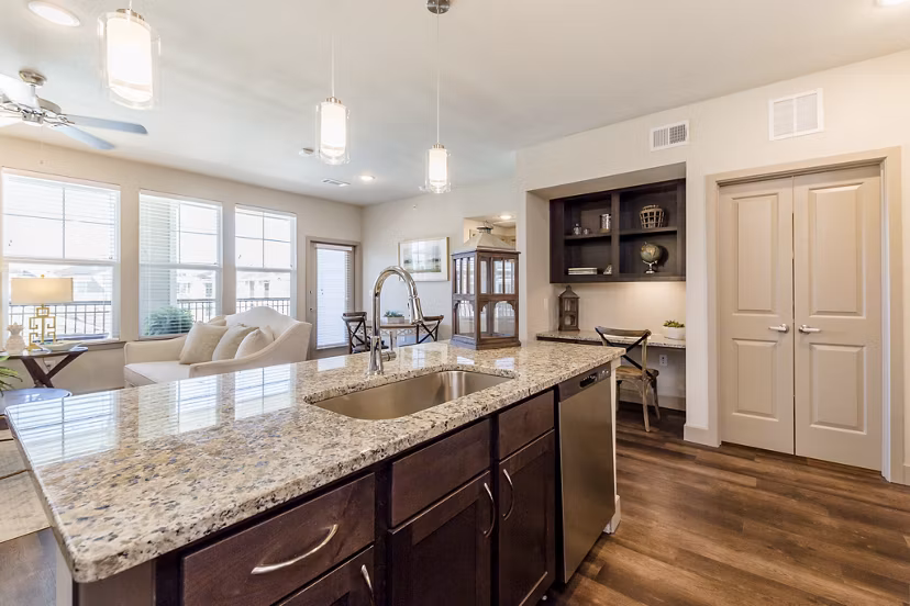 kitchen at Rosalia Silverlake Apartments