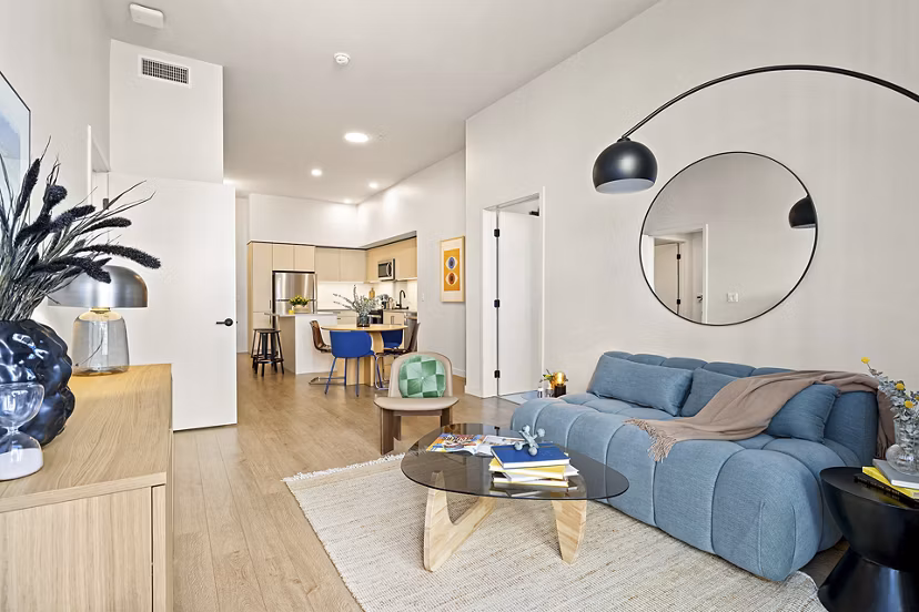 living room at Avenue 34 Apartments