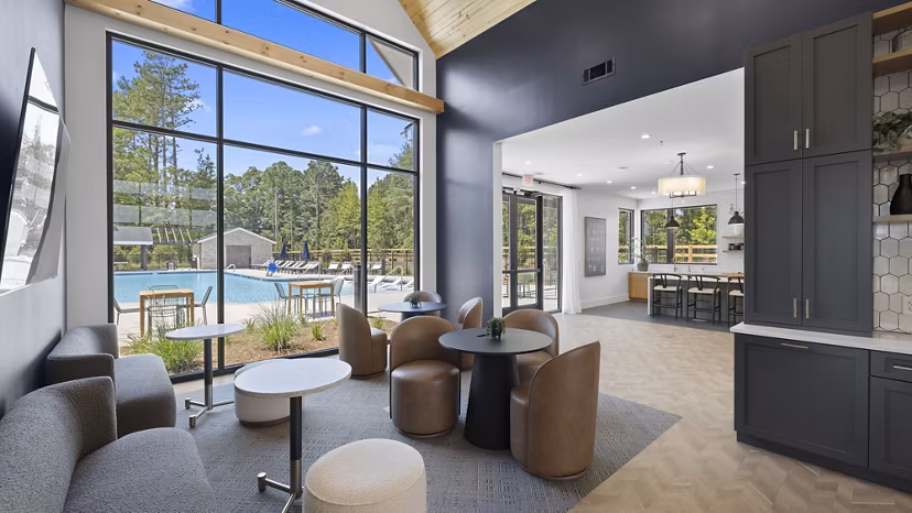 clubhouse at The Rosemoor Apartments
