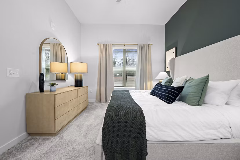 bedroom at Charlotte Exchange Apartments 