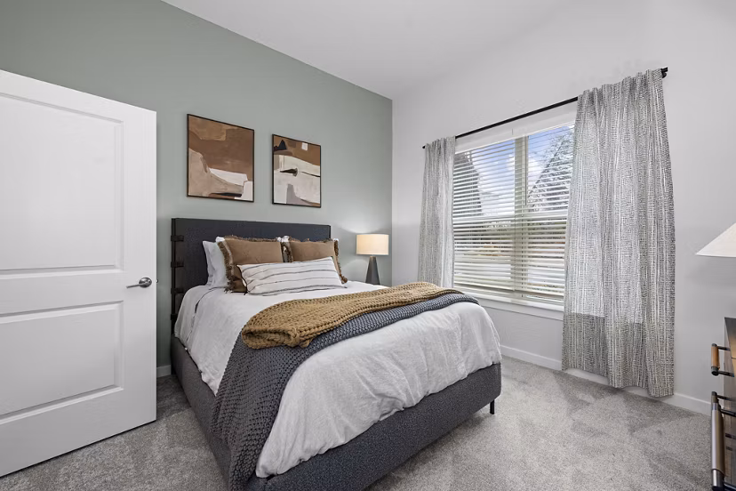 bedroom at Charlotte Exchange Apartments 