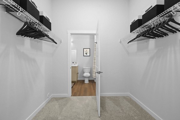 bedroom at Charlotte Exchange Apartments 